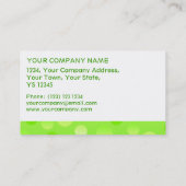 Limone Fizz-Visitenkartenvorlage Visitenkarte (Rückseite)