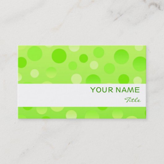 Limone Fizz-Visitenkartenvorlage Visitenkarte (Vorderseite)