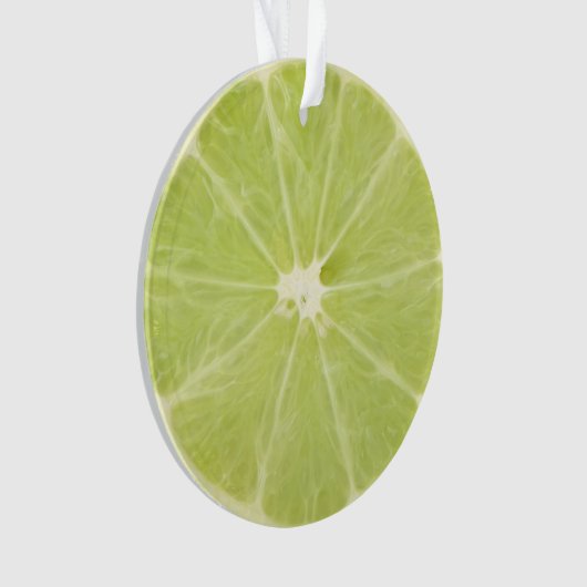 Limone Frucht-neue Scheibe Ornament (Vorderseite)