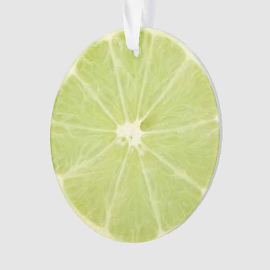 Limone Frucht-neue Scheibe Ornament (Vorderseite)