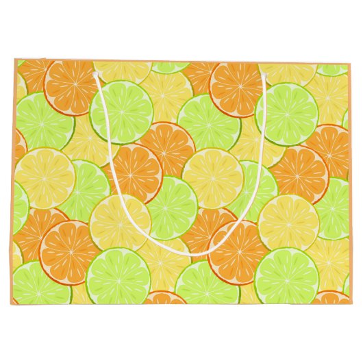 Limone Fruchtstücke aus Zitronenfrüchten, personal Große Geschenktüte (Rückseite)