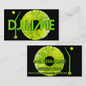 LIMONE GESCHÄFTS-KARTE DJ VISITENKARTE (Vorne/Hinten)