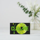 LIMONE GESCHÄFTS-KARTE DJ VISITENKARTE (Stehend Vorderseite)