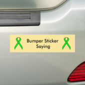 Limone Green Standard Ribbon Autoaufkleber (Auf Auto)