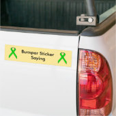 Limone Green Standard Ribbon Autoaufkleber (Auf Lkw)