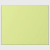 Limone Grundfarbe Geschenkpapier (Flach)