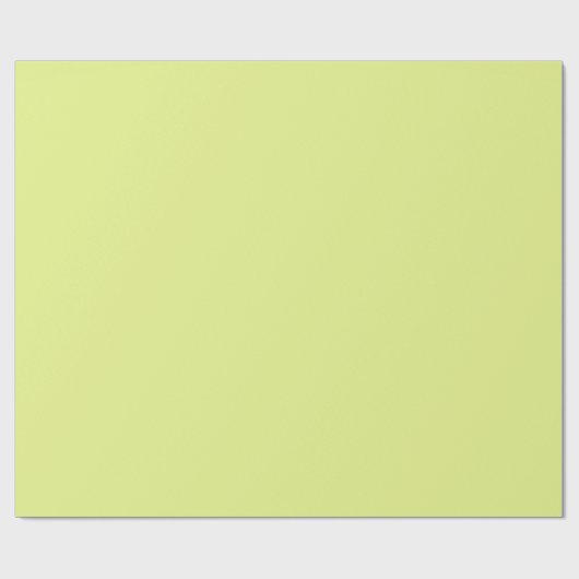Limone Grundfarbe Geschenkpapier (Flach)