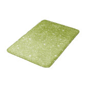 Limone grüne Glitzer-Glitzern Badematte (Schrägansicht)