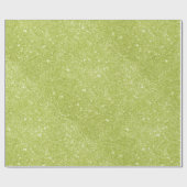 Limone grüne Glitzer-Glitzern Geschenkpapier (Flach)