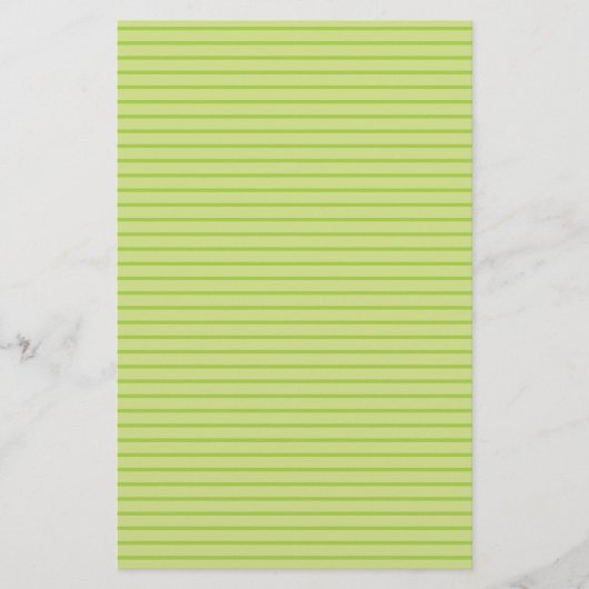 Limone grüne Streifen Briefpapier (Vorderseite)