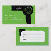 Limone grüne terminkarte (Vorne/Hinten)