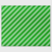 Limone grüne und diagonale Streifen Geschenkpapier (Flach)