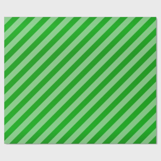 Limone grüne und diagonale Streifen Geschenkpapier (Flach)