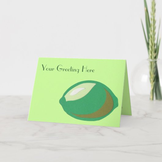 Limone Grußkarte Karte (Vorderseite)