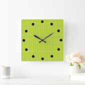 Limone Heizplatten Quadratische Wanduhr (Zuhause)