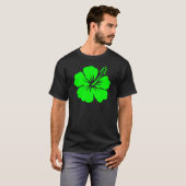 Limone Hibiskus-Blume T-Shirt (Vorne ganz)