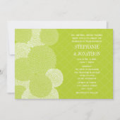 Limone Hochzeit der Blumen Einladung (Vorderseite)