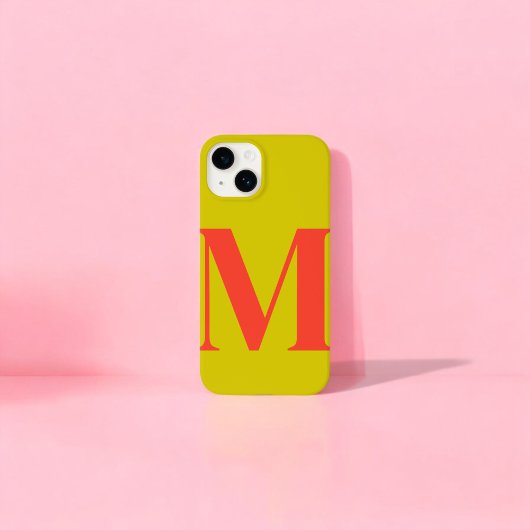 Limone initiale Personalisierte Monogramm der Kora Case-Mate iPhone Hülle
