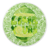 Limone Keramik Knochen groß Keramikknauf (Vorderseite)