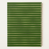 Limone Lemon-Wasserfarben-Logostreifen Hochzeit Planer (Rückseite)