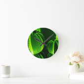 Limone Linien in zwei Kugeln Runde Wanduhr (Zuhause)