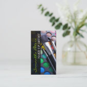 Limone Make-up Artist Palette Brush-Visitenkarte Visitenkarte (Stehend Vorderseite)