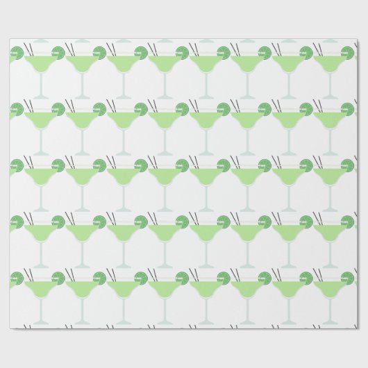 Limone Margarita Geschenkpapier (Flach)