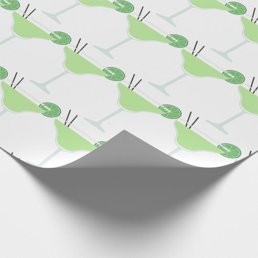Limone Margarita Geschenkpapier (Ecke)