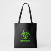 Limone Neon Green Bio-Hazard-Chemikalien Graphic Tasche (Vorderseite)