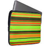 Limone, orangefarbene und mit Mandarine gestrichen Laptopschutzhülle (Vorne Rechts)