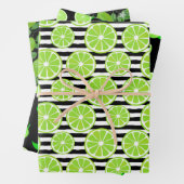 Limone Packpapierblätter Geschenkpapier Set (Beispiel)