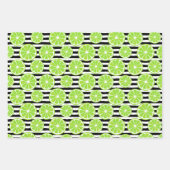 Limone Packpapierblätter Geschenkpapier Set (Vorderseite)