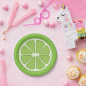 Limone Papierplatte Pappteller (Party)
