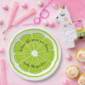 Limone Papierplatte Pappteller (Party)