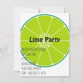 Limone Party Einladung (Vorderseite)