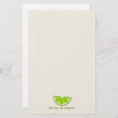 Limone Personalisierte Vertäfelung Briefpapier (Vorne/Hinten)