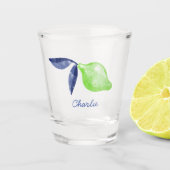 Limone Personalisierte Zitrusfrüchte Schnapsglas (Vorderseite)
