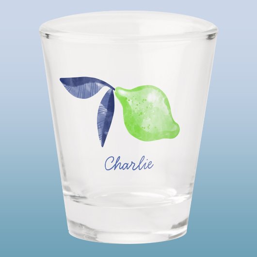 Limone Personalisierte Zitrusfrüchte Schnapsglas