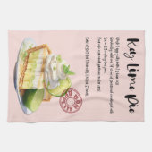 Limone Pieprezepte Geschirrtuch (Horizontal)