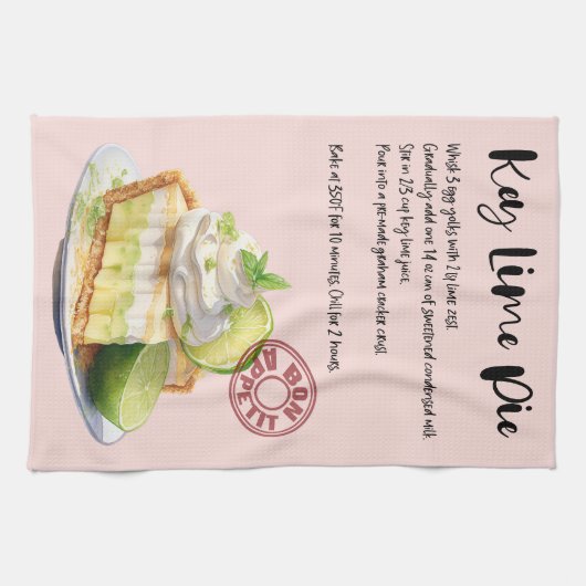 Limone Pieprezepte Geschirrtuch (Horizontal)