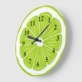 Limone Rutschbahn Große Wanduhr (Winkel)