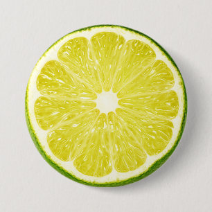 Limone Scheibe Button