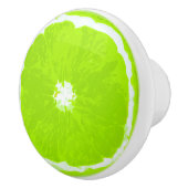 Limone Scheibe-Digital-Malerei Keramikknauf (Rechts)