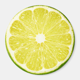Limone Scheibe Magnet