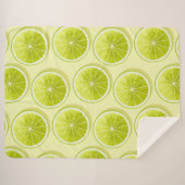 Limone Scheiben auf hellgelben Flächen Sherpadecke (Vorderseite (Horizontal))