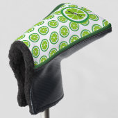 Limone Scheiben auf White Citrus Sommer Personalis Golf Headcover (3/4 Vorderseite)