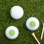 Limone Scheiben auf White Citrus Summer Style Golfball (Insitu Gras)
