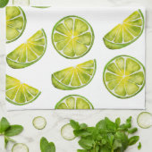 Limone Scheiben Geschirrtuch (Gefaltet)