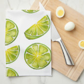 Limone Scheiben Geschirrtuch (Viertel Falte)