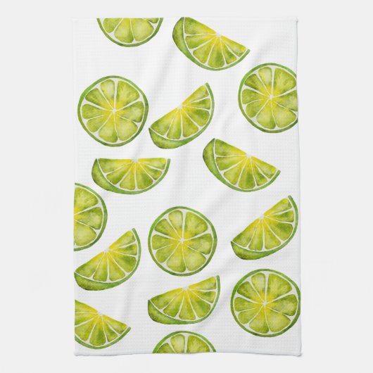 Limone Scheiben Geschirrtuch (Vertikal)